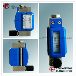 LZWB series tiny metal tube flowmeter with valve [CHENGFENG FLOWMETER] easy & light  high accuracy